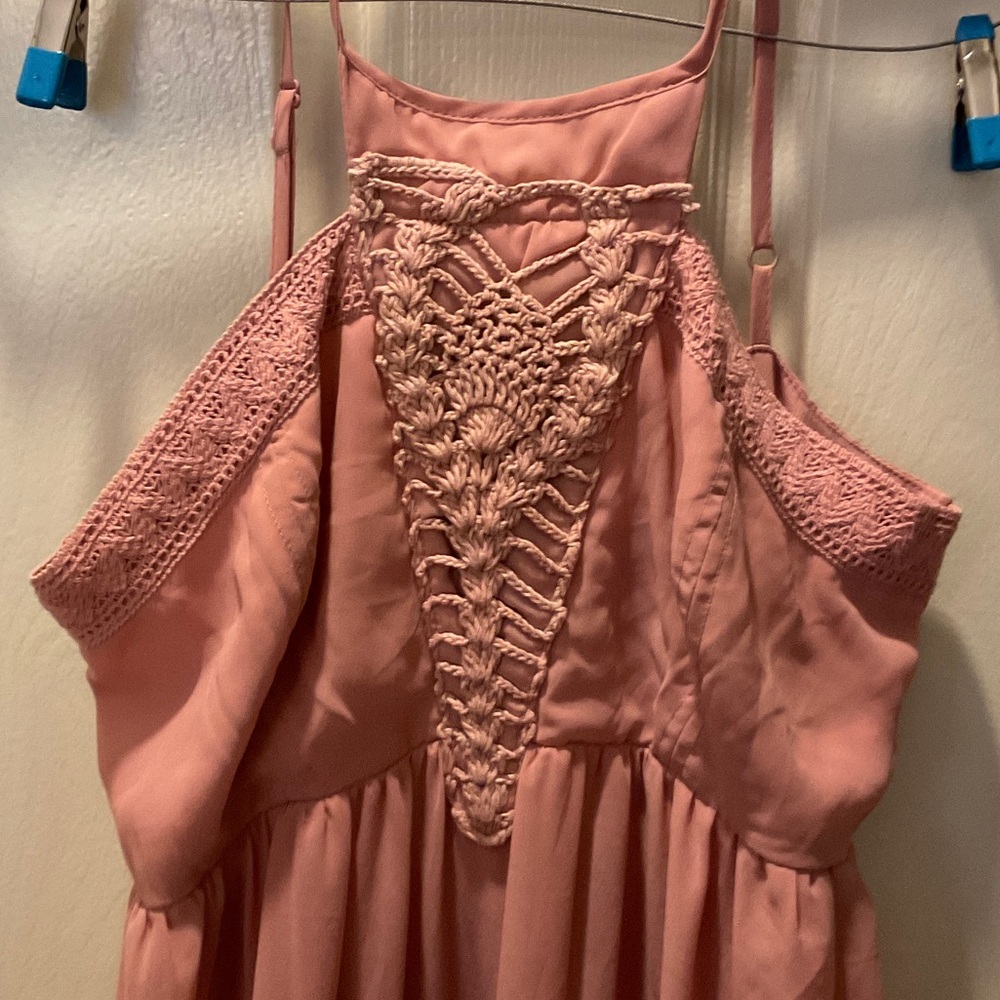 Japna Mauve Casual Maxi Dress - Picture 4 of 5